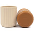 Mikk-Line Silicone Cups (2 Pack) Tableware WhiteSwan/Brownsugar